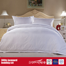 300TC Jacquard Atacado Bedding Set Hotel Cotton Bedding Set